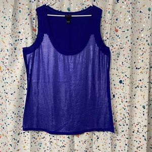 Torrid Size 3 Royal Blue Sequin Tank